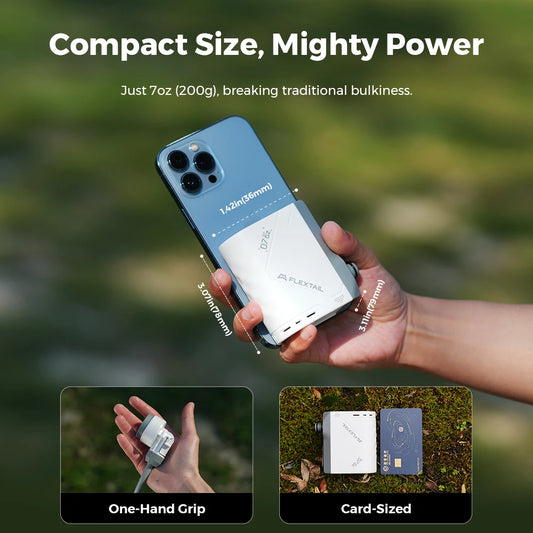 FLEXTAILGEAR Outdoor Camping TINY SHOWER IPX7 Waterproof Portable Electric Shower Pump for Outdoor and Home Cleaning