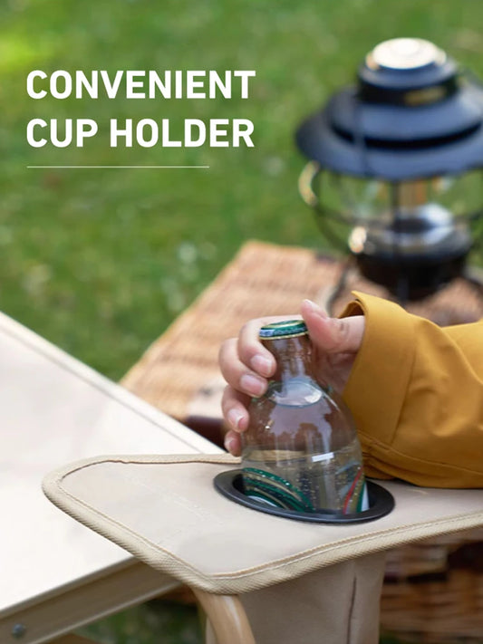 BRS 2-in-1 Reclining Camping Chair Lightweight Folding Camping Lounge Chair with Adjustable Backrest & Footrest for Beach