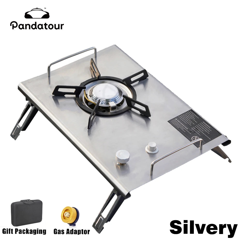 Pandatour Outdoor IGT Camping Stove Durable Copper Head Easy Equiped One-Touch One lick Ignite Table Stove Tourism Cooker Stove