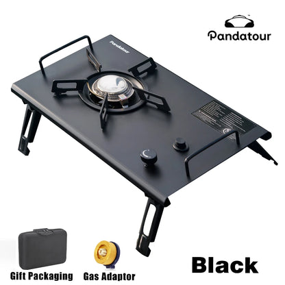 Pandatour Outdoor IGT Camping Stove Durable Copper Head Easy Equiped One-Touch One lick Ignite Table Stove Tourism Cooker Stove