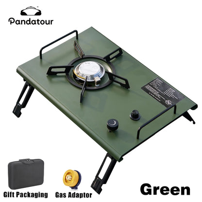 Pandatour Outdoor IGT Camping Stove Durable Copper Head Easy Equiped One-Touch One lick Ignite Table Stove Tourism Cooker Stove