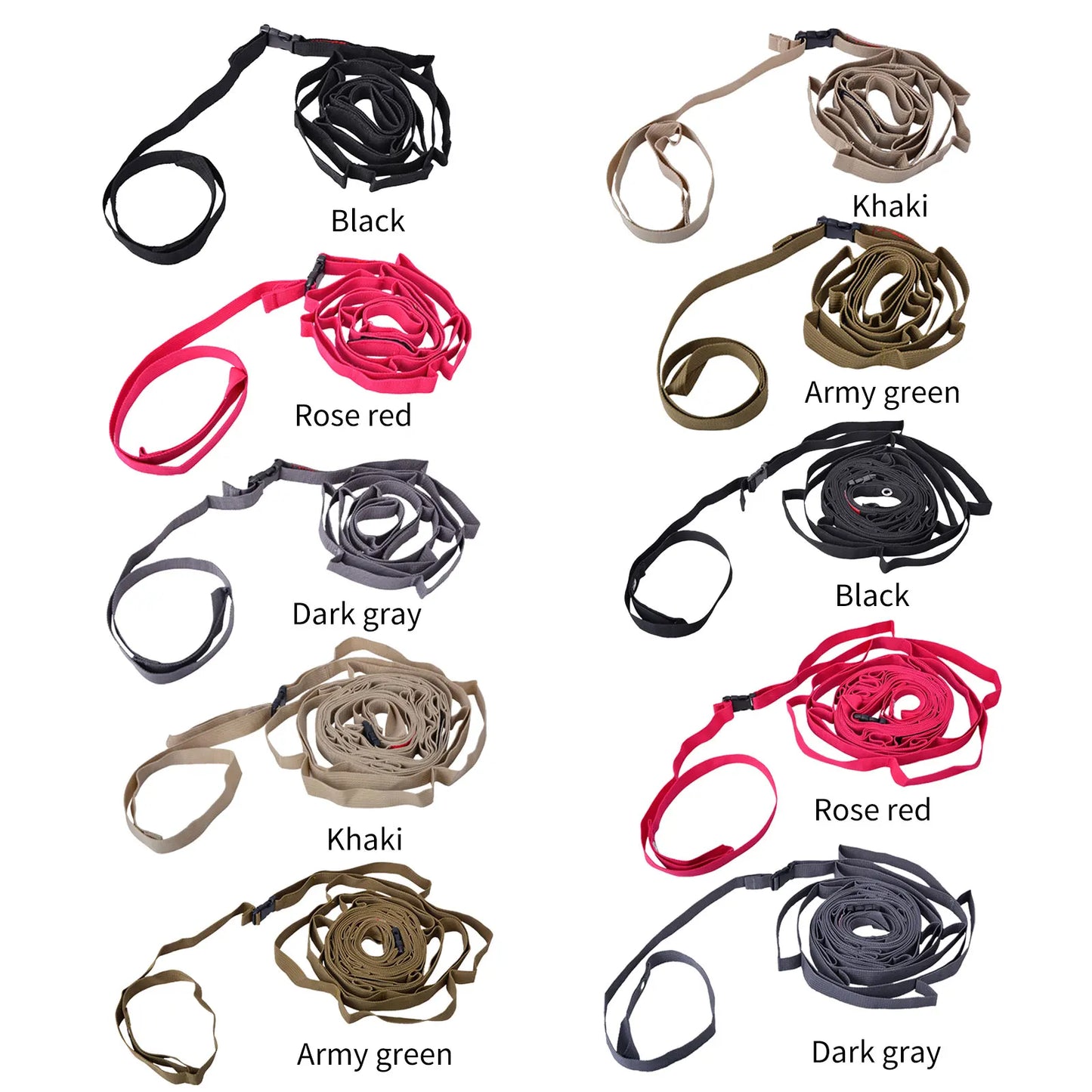 1.8/5m Outdoor Hanging Rope Portable Lanyard Canopy Hanger Camping Campsite Storage Strap Backpacking Hiking Tent Accessories