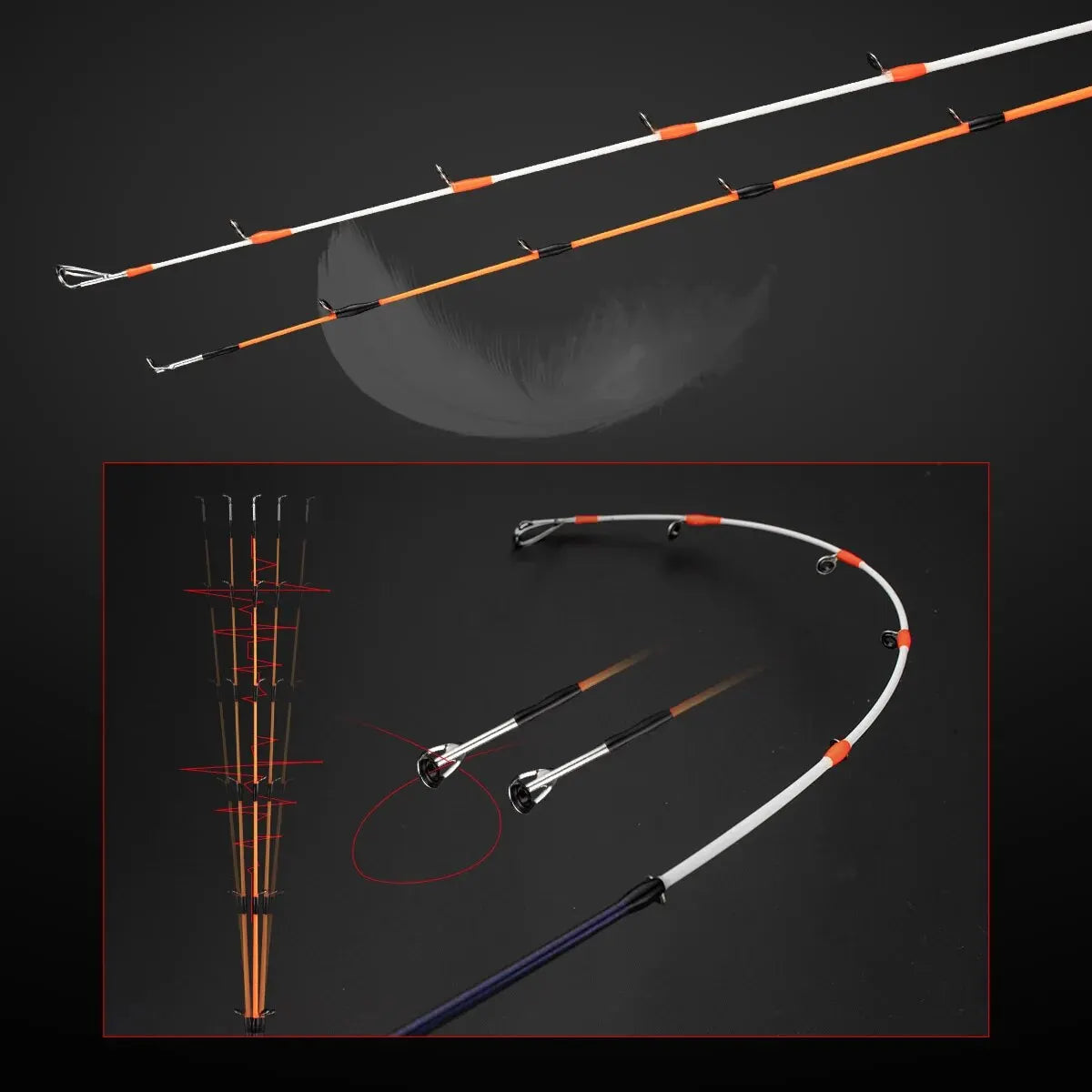 Squid Casting Fishing Rod Bait 20-80g/40-120g ML/M Tips Ultralight Carbon Fiber Octopus Jigging Fishing Rod For Beginner