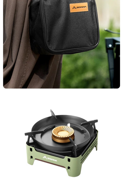 BISINNA Camping Gas Stove Portable Cassette Furnace Outdoor Gas Burner Picnic Camp Supplies