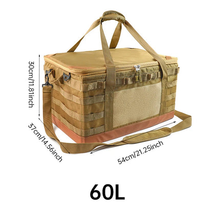 30 45 60L Outdoor Storage Bag Large Capacity Camping Equipment Multi-purpose Gas Tank Anti-collision Kit Cookware Picnic Bag