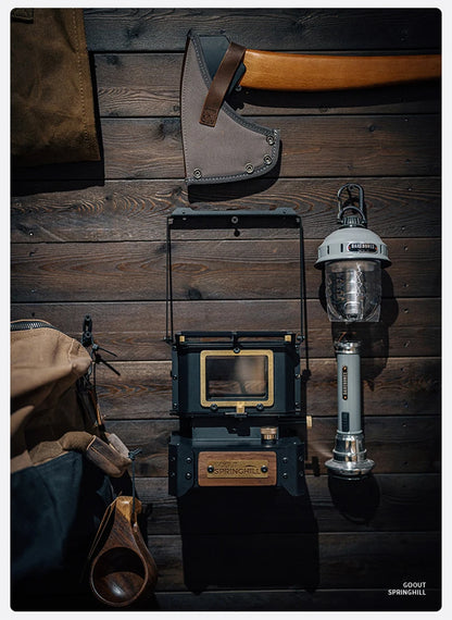 GOOUT SPINGHILL Observatory Fireplace Glazed Lamp Kerosene Stove Cooking Tea Stove Small Heating Stove Camping Equipment