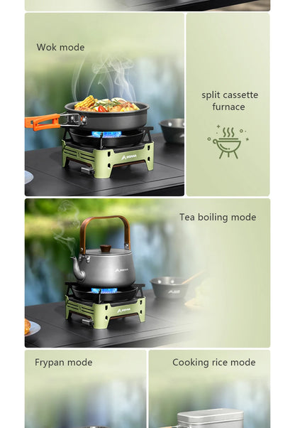 BISINNA Camping Gas Stove Portable Cassette Furnace Outdoor Gas Burner Picnic Camp Supplies