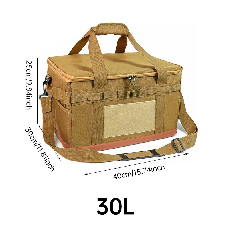 30 45 60L Outdoor Storage Bag Large Capacity Camping Equipment Multi-purpose Gas Tank Anti-collision Kit Cookware Picnic Bag