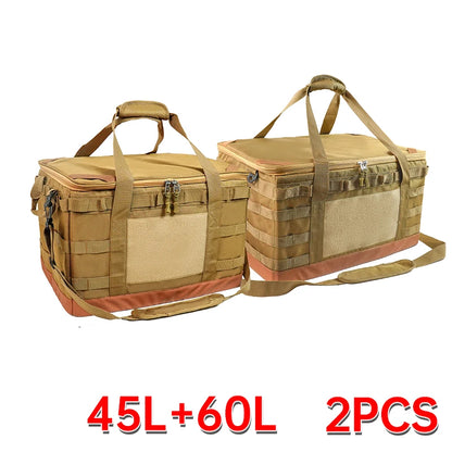 30 45 60L Outdoor Storage Bag Large Capacity Camping Equipment Multi-purpose Gas Tank Anti-collision Kit Cookware Picnic Bag