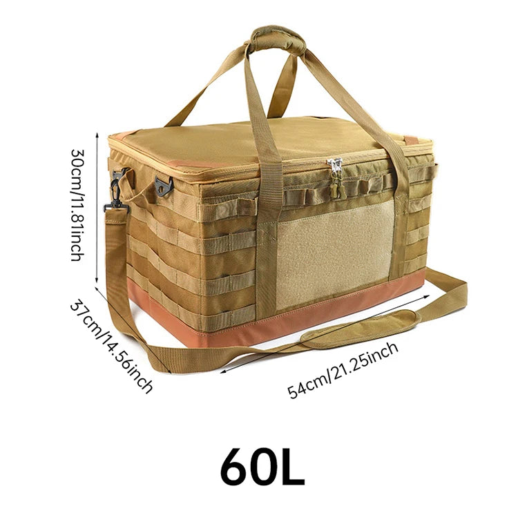 30 45 60L Outdoor Storage Bag Large Capacity Camping Equipment Multi-purpose Gas Tank Anti-collision Kit Cookware Picnic Bag