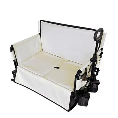 Folding Wagon folding sofa with brakes multiple use oxford cloth heavy duty camping cart multiple pockets