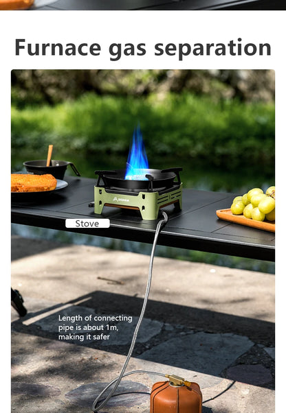BISINNA Camping Gas Stove Portable Cassette Furnace Outdoor Gas Burner Picnic Camp Supplies