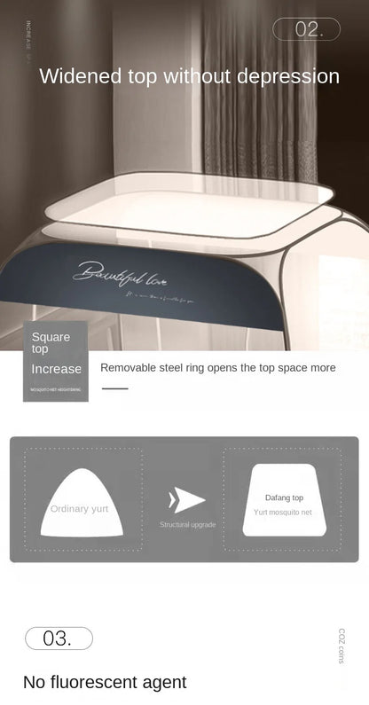 New Mosquito Net, No Installation Required, No Bracket, Integrated Summer Mosquito Net, Room Decoration, Room Decoration, Cheap