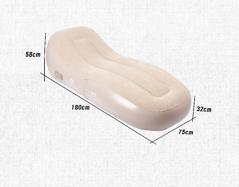 MOUNTAINHIKER Upgraded Inflatable Air Sofa Bed Outdoor Air Mattress Lazy Camping Automatic Inflatable Sleeping Mat 180x75x58CM