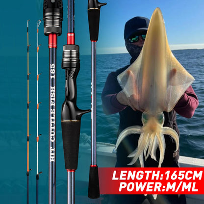 Squid Casting Fishing Rod Bait 20-80g/40-120g ML/M Tips Ultralight Carbon Fiber Octopus Jigging Fishing Rod For Beginner
