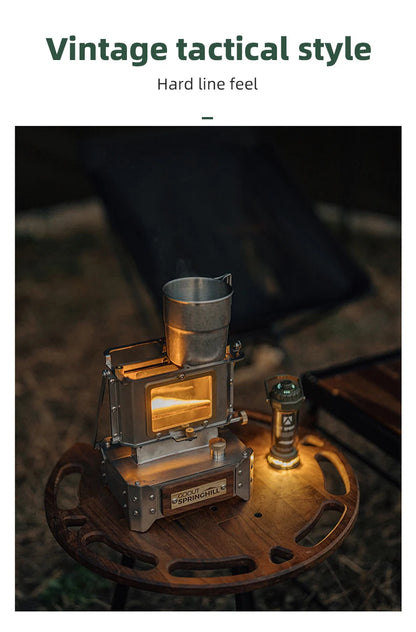 GOOUT SPINGHILL Observatory Fireplace Glazed Lamp Kerosene Stove Cooking Tea Stove Small Heating Stove Camping Equipment