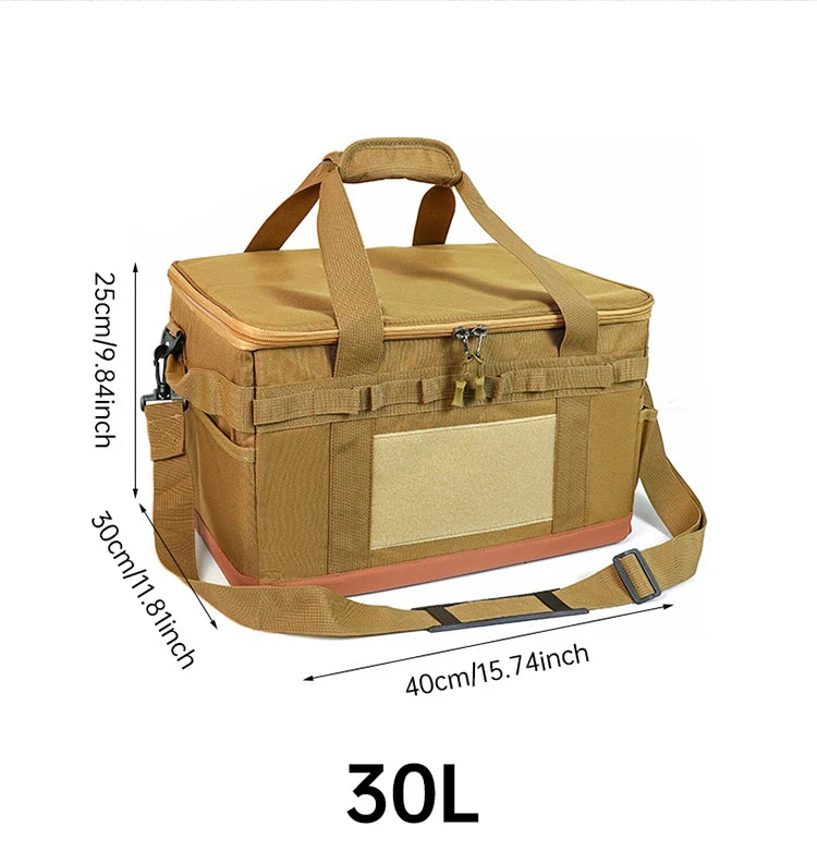 30 45 60L Outdoor Storage Bag Large Capacity Camping Equipment Multi-purpose Gas Tank Anti-collision Kit Cookware Picnic Bag