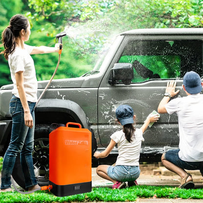 Portable Outdoor Camping Shower with 16L Silica Gel Water Bag Rechargeable Electric Pump For Hiking Climbing Swimming Bathing