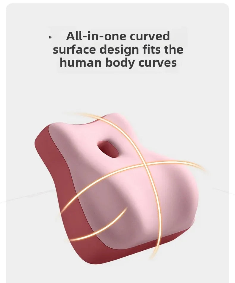 Butt Cushion For Couples Pregnanly Pillow Support Waist Pillow Lumbar Orthopedic Pillow Adults Sitting Lying Bed Waist Cushion