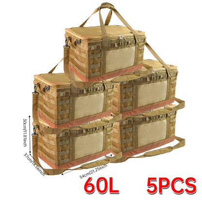 30 45 60L Outdoor Storage Bag Large Capacity Camping Equipment Multi-purpose Gas Tank Anti-collision Kit Cookware Picnic Bag