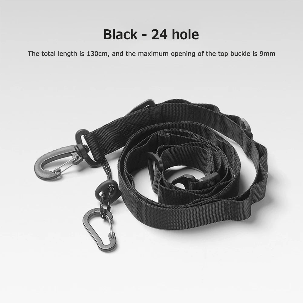1.8/5m Outdoor Hanging Rope Portable Lanyard Canopy Hanger Camping Campsite Storage Strap Backpacking Hiking Tent Accessories