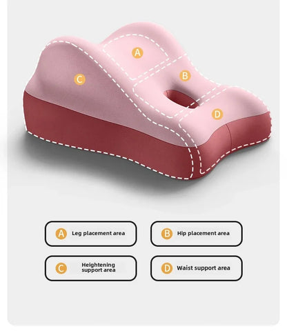 Butt Cushion For Couples Pregnanly Pillow Support Waist Pillow Lumbar Orthopedic Pillow Adults Sitting Lying Bed Waist Cushion