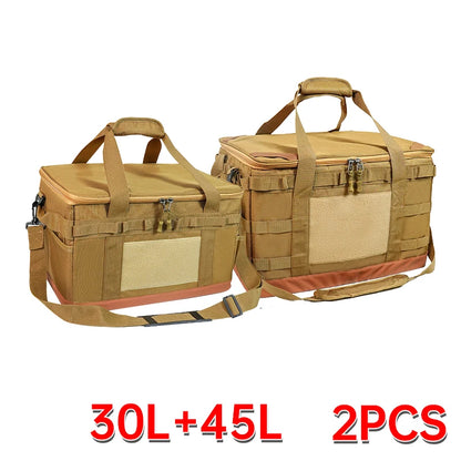 30 45 60L Outdoor Storage Bag Large Capacity Camping Equipment Multi-purpose Gas Tank Anti-collision Kit Cookware Picnic Bag
