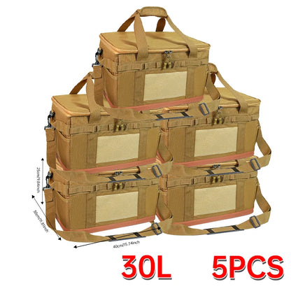30 45 60L Outdoor Storage Bag Large Capacity Camping Equipment Multi-purpose Gas Tank Anti-collision Kit Cookware Picnic Bag