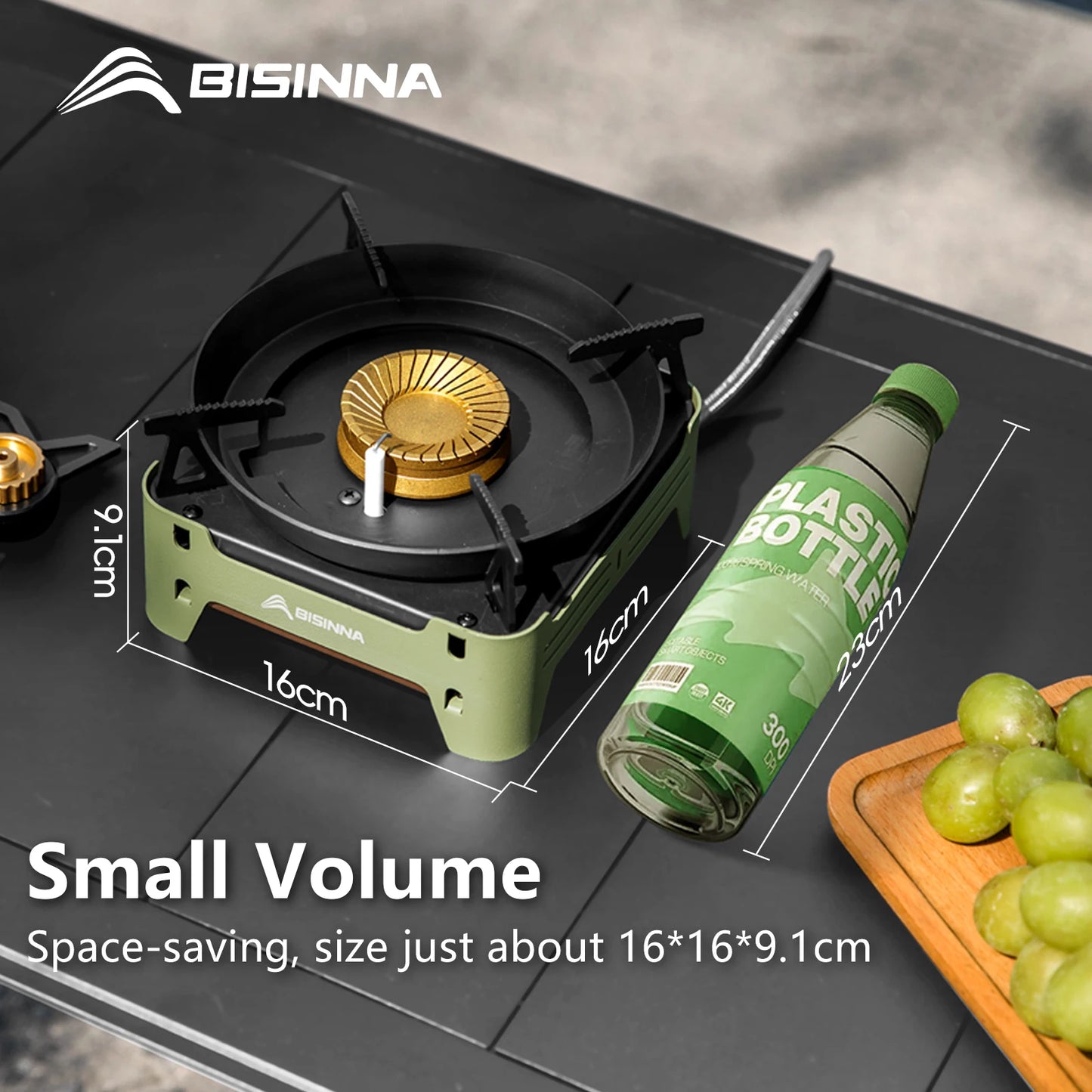 BISINNA Camping Gas Stove Portable Cassette Furnace Outdoor Gas Burner Picnic Camp Supplies