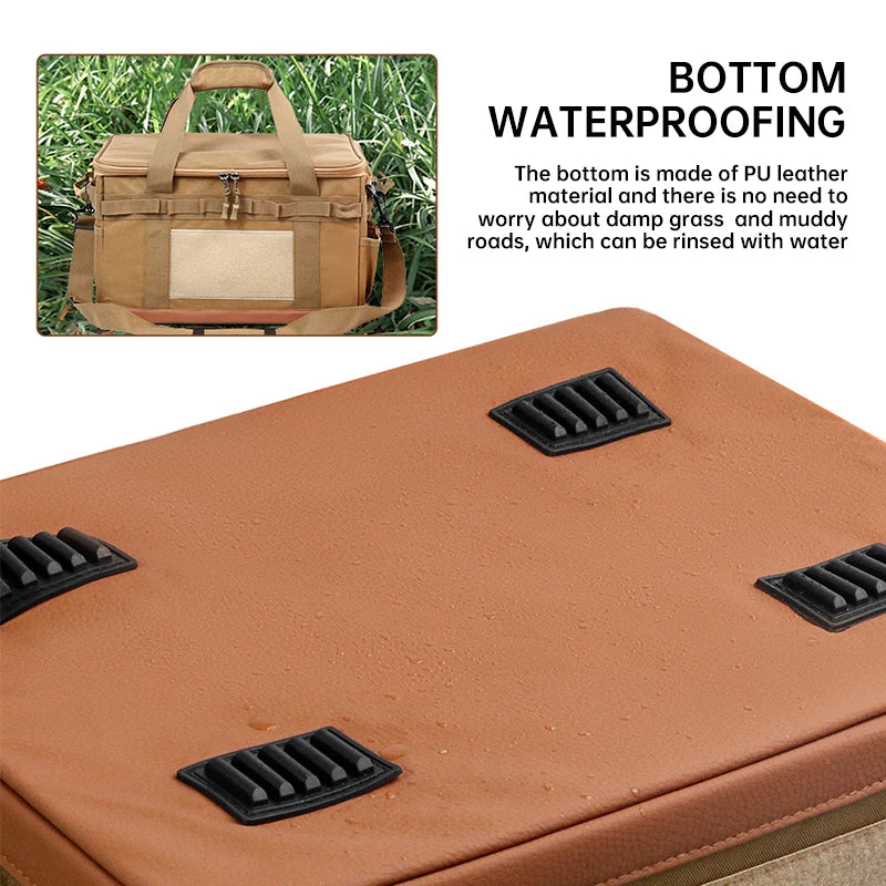 30 45 60L Outdoor Storage Bag Large Capacity Camping Equipment Multi-purpose Gas Tank Anti-collision Kit Cookware Picnic Bag