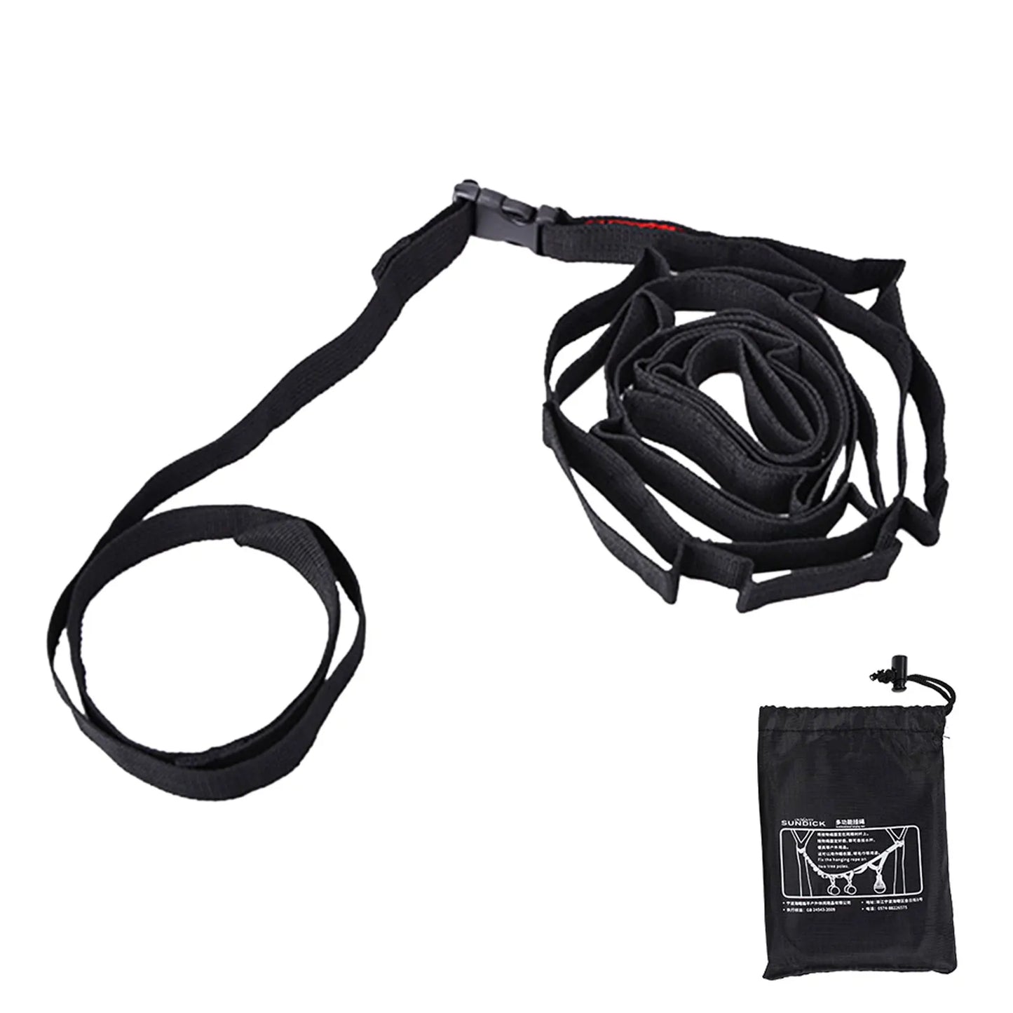 1.8/5m Outdoor Hanging Rope Portable Lanyard Canopy Hanger Camping Campsite Storage Strap Backpacking Hiking Tent Accessories