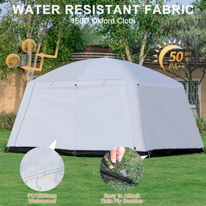 4-6 Person Camping Tent Large Family Cabin Tents with Porch & Rainfly Double Layer Waterproof  Portable Big Tents for Outdoor