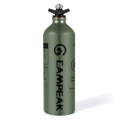 CAMPEAK liquid Fuel Bottle 0.5L/1L Water Bucket for Outdoor Camping with Safety Valve