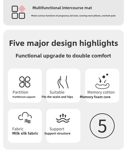 Butt Cushion For Couples Pregnanly Pillow Support Waist Pillow Lumbar Orthopedic Pillow Adults Sitting Lying Bed Waist Cushion