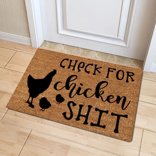 Cartoon Chicken Carpet Doormat Living Room Bedroom Non Slip Farm Mat Rugs Slip for Front Door Outdoor Entr Mats 40x60cm