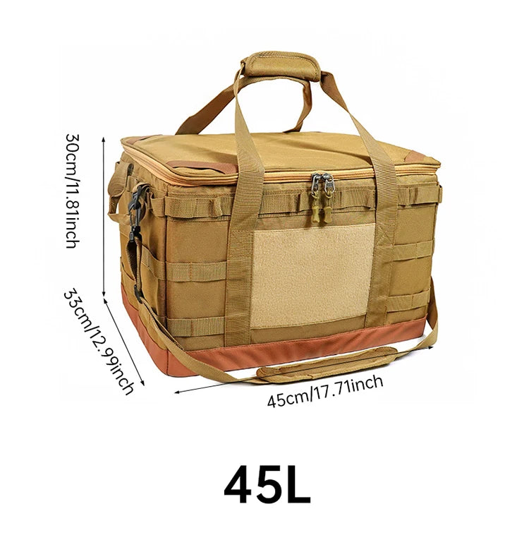 30 45 60L Outdoor Storage Bag Large Capacity Camping Equipment Multi-purpose Gas Tank Anti-collision Kit Cookware Picnic Bag