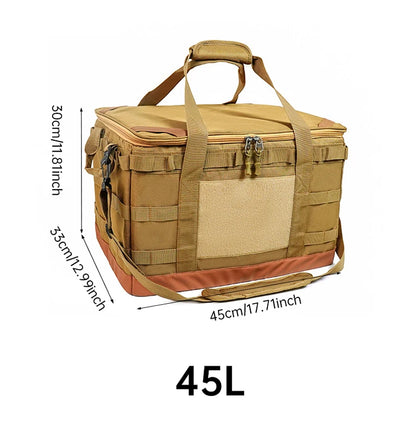 30 45 60L Outdoor Storage Bag Large Capacity Camping Equipment Multi-purpose Gas Tank Anti-collision Kit Cookware Picnic Bag
