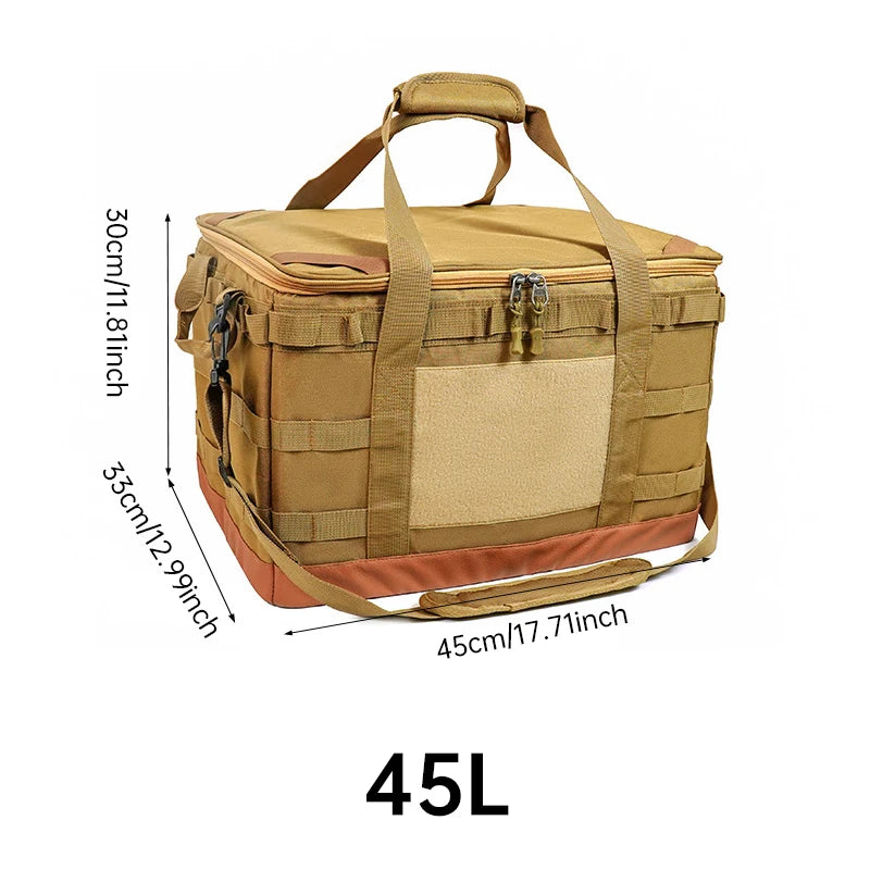 30 45 60L Outdoor Storage Bag Large Capacity Camping Equipment Multi-purpose Gas Tank Anti-collision Kit Cookware Picnic Bag