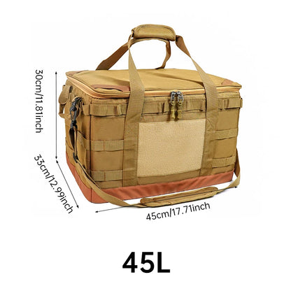 30 45 60L Outdoor Storage Bag Large Capacity Camping Equipment Multi-purpose Gas Tank Anti-collision Kit Cookware Picnic Bag