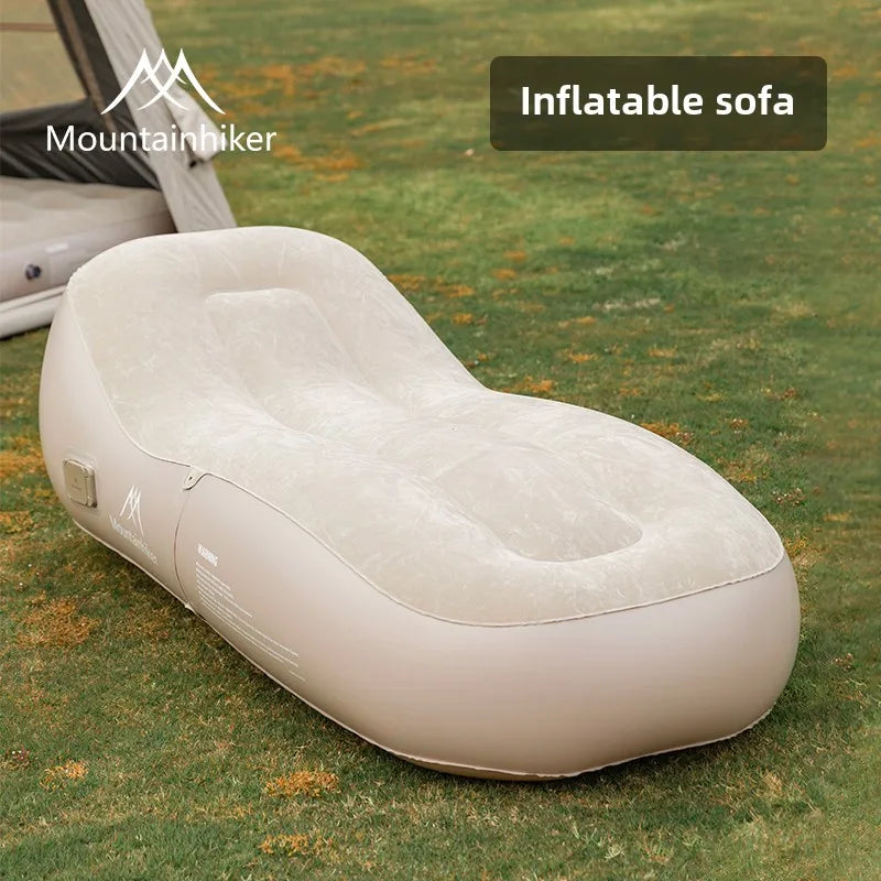 MOUNTAINHIKER Upgraded Inflatable Air Sofa Bed Outdoor Air Mattress Lazy Camping Automatic Inflatable Sleeping Mat 180x75x58CM
