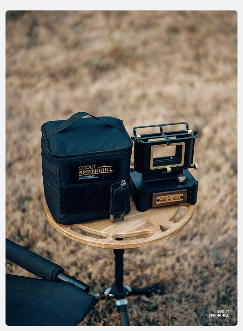GOOUT SPINGHILL Observatory Fireplace Glazed Lamp Kerosene Stove Cooking Tea Stove Small Heating Stove Camping Equipment