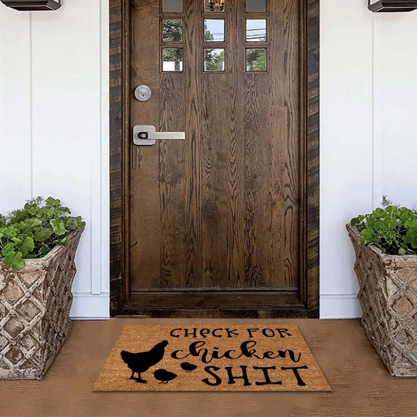 Cartoon Chicken Carpet Doormat Living Room Bedroom Non Slip Farm Mat Rugs Slip for Front Door Outdoor Entr Mats 40x60cm