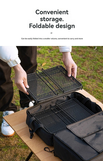 CAMPINGMOON CK-24SF Outdoor IGT Table Unit Combination Multi functional Water Filter Basket Stainless Steel Camping Storage Cage