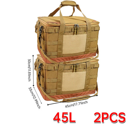 30 45 60L Outdoor Storage Bag Large Capacity Camping Equipment Multi-purpose Gas Tank Anti-collision Kit Cookware Picnic Bag