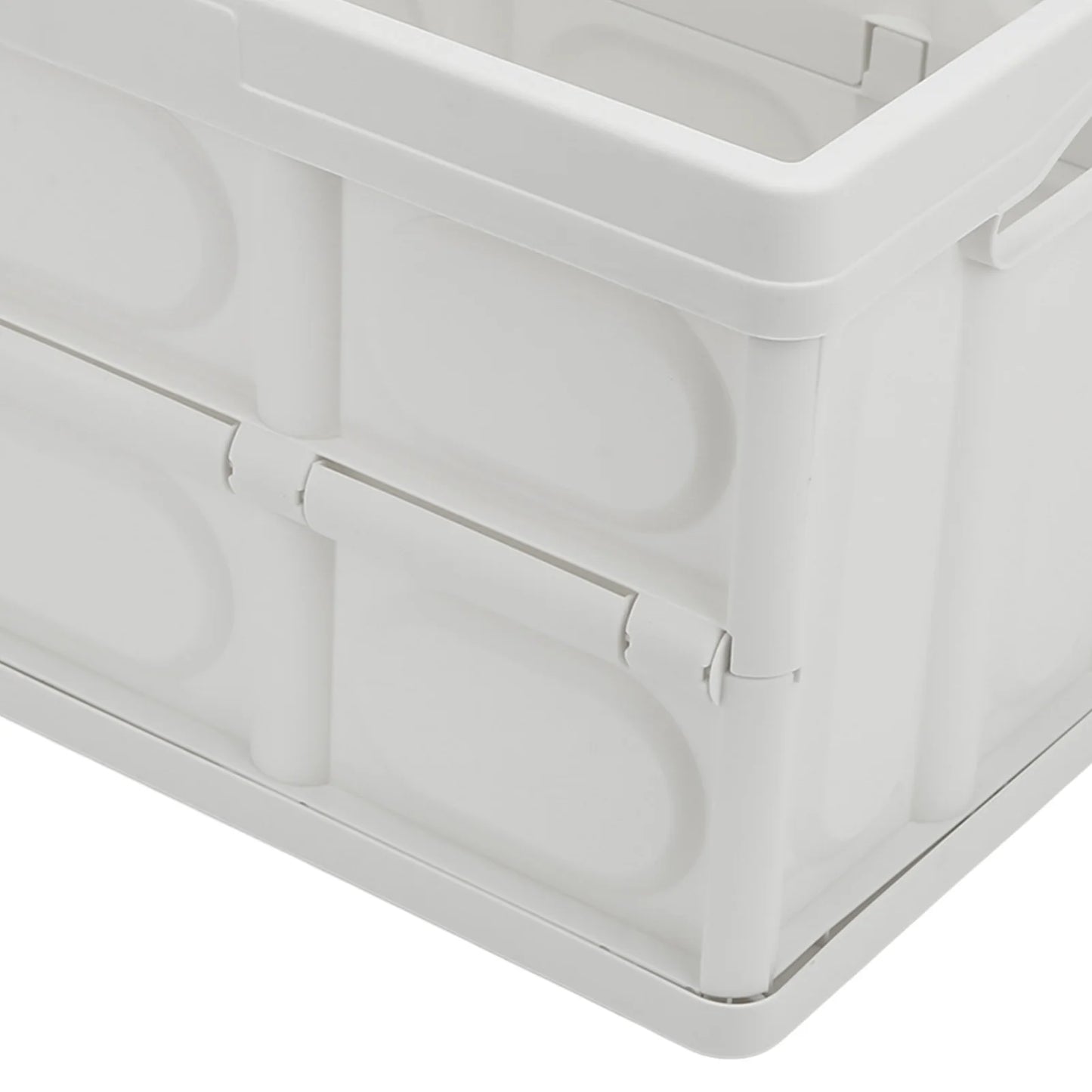 30L Outdoor Camping Picnic Folding Storage Box Multifunctional Thicken Removable Storage Box with Wooden Panel