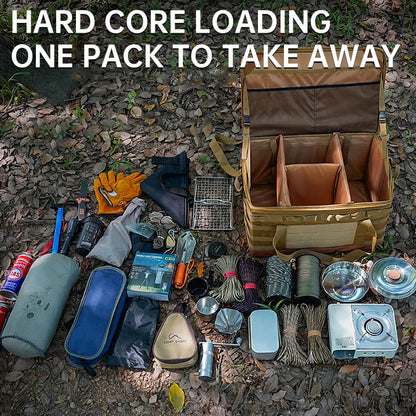 30 45 60L Outdoor Storage Bag Large Capacity Camping Equipment Multi-purpose Gas Tank Anti-collision Kit Cookware Picnic Bag