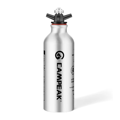 CAMPEAK liquid Fuel Bottle 0.5L/1L Water Bucket for Outdoor Camping with Safety Valve